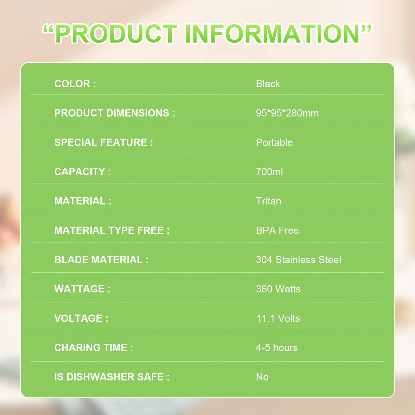 Electric Portable Juicer