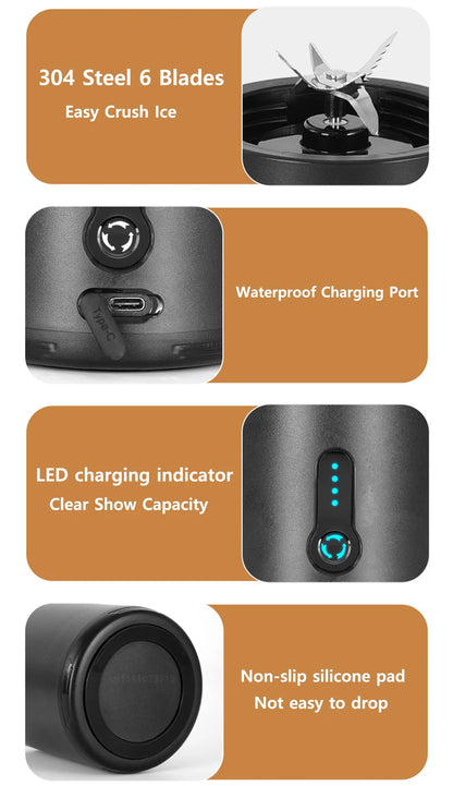 Mini Portable Blender Electric